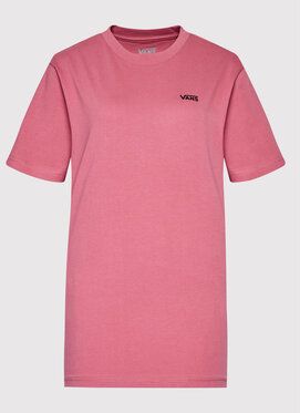Vans Tričko Left Chest Logo VN0A7RSR Ružová Regular Fit