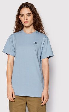 Vans Tričko Left Chest Logo VN0A7RSR Modrá Regular Fit