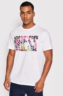 Guess Tričko Tie Die M2GI73 K9RM1 Biela Slim Fit