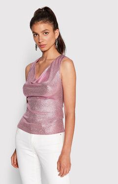 Guess Top W2YP33 KB840 Ružová Slim Fit