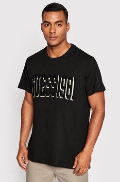 Guess Tričko M2YI29 K8FQ1 Čierna Regular Fit
