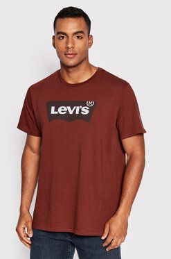 Levi's® Tričko Graphic Crewneck 22491-0476 Bordová Regular Fit