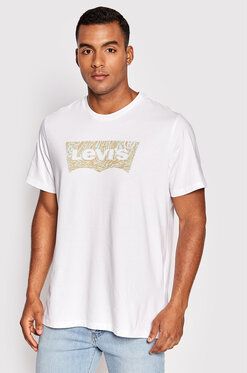 Levi's® Tričko Graphic Crewneck 22491-0511 Biela Regular Fit