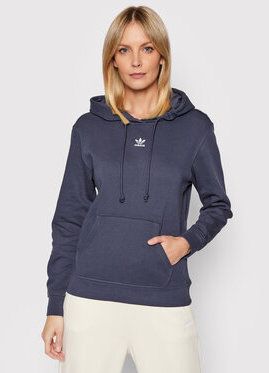 adidas Mikina Hoodie HF7509 Tmavomodrá Regular Fit