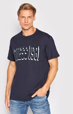 Guess Tričko M2YI29 K8FQ1 Tmavomodrá Regular Fit