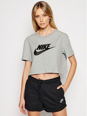 Nike Tričko Sportswear Essential BV6175 Sivá Loose Fit