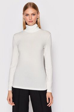 Max Mara Leisure Rolák Dede 39460626 Biela Slim Fit