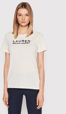 Lauren Ralph Lauren Tričko 200871850001 Béžová Regular Fit