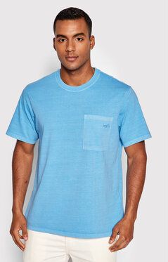 Levi's® Tričko Easy Pocket A3697-0002 Modrá Relaxed Fit