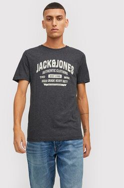 Jack&Jones Tričko Jeans 12210949 Sivá Regular Fit