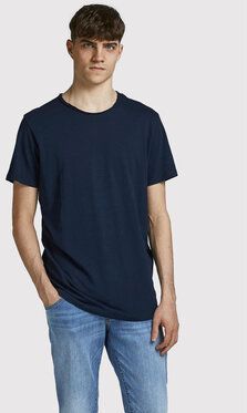 Jack&Jones Tričko Basher 12182498 Tmavomodrá Regular Fit