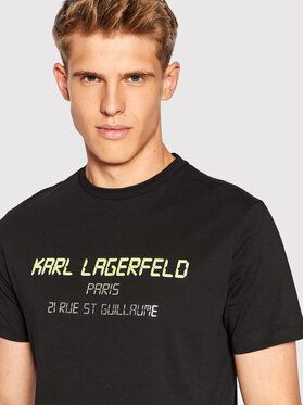 KARL LAGERFELD Tričko 755081 523224 Čierna Regular Fit