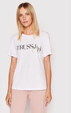 Trussardi Tričko 56T00524 Biela Regular Fit