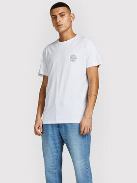 Jack&Jones Tričko Shark 12205022 Biela Regular Fit