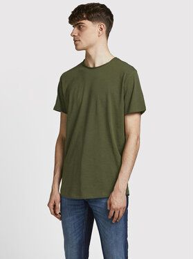 Jack&Jones Tričko Basher 12182498 Zelená Regular Fit