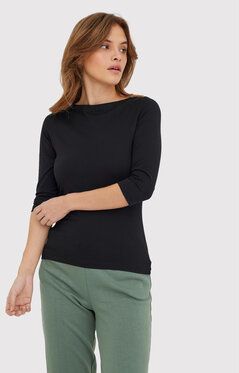 Vero Moda Blúzka Panda 10274133 Čierna Regular Fit