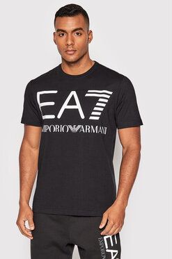 EA7 Emporio Armani Tričko 6LPT24 PJ7CZ 1200 Čierna Regular Fit