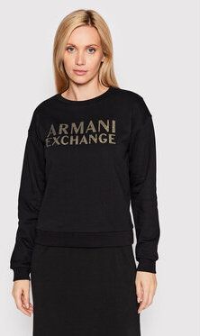 Armani Exchange Mikina 6LYM66 YJBSZ 1200 Čierna Regular Fit