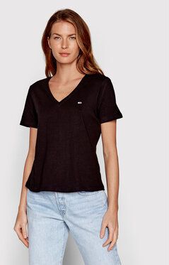Tommy Jeans Tričko DW0DW14617 Čierna Slim Fit
