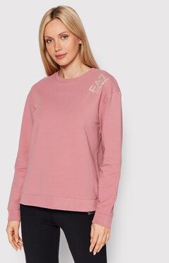 EA7 Emporio Armani Mikina 6LTM06 TJCQZ 1438 Ružová Regular Fit