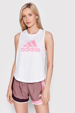 adidas Top Made For Training HK2592 Biela Regular Fit