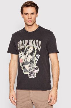 Guess Tričko Self Made M2YI66 K9RM1 Čierna Regular Fit