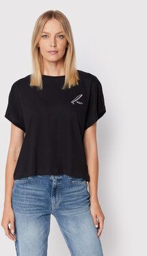 Roxy Tričko Dream Carve ERJZT05415 Čierna Relaxed Fit