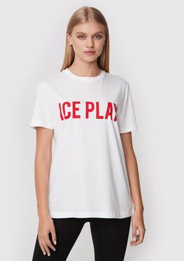 Ice Play Tričko 22I U2M0 F021 P400 1101 Biela Relaxed Fit