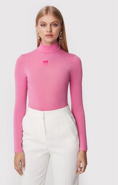Pinko Rolák Abdaly 1G17WA Y7D2 Ružová Slim Fit