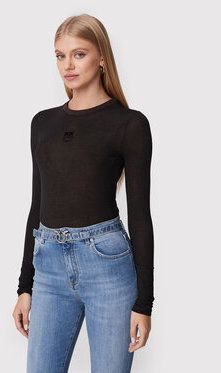 Pinko Blúzka Bell Ville 1G17WC Y7D2 Čierna Regular Fit