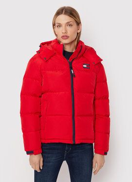 Tommy Jeans Vatovaná bunda Alaska DW0DW14661 Červená Regular Fit