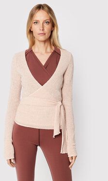 Deha Kardigán Crossover A00180 Ružová Regular Fit