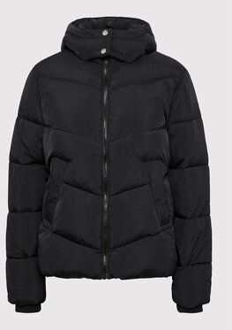 Pieces Vatovaná bunda Jamilla 17126620 Čierna Regular Fit