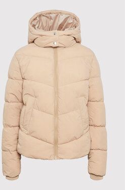 Pieces Vatovaná bunda Jamilla 17126620 Béžová Regular Fit