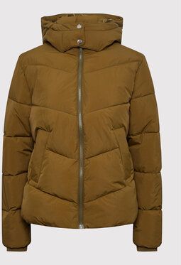 Pieces Vatovaná bunda Jamilla 17126620 Zelená Regular Fit