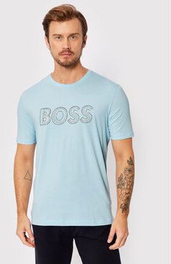 Boss Tričko Tee 1 50472399 Modrá Regular Fit