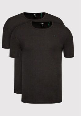 G-Star Raw 2-dielna súprava tričiek Base D07205-124-990 Čierna Slim Fit