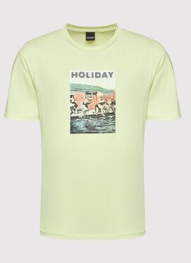 Only & Sons Tričko Ib 22022198 Žltá Regular Fit