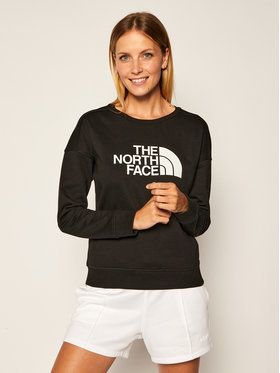 The North Face Mikina Drew Peak Crew NF0A3S4G Čierna Regular Fit