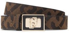 Liu Jo Dámsky opasok Hips Belt 3 Cm AF2189 T6438 Hnedá