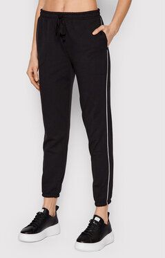 DKNY Teplákové nohavice YI2722524 Čierna Regular Fit
