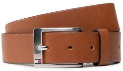 Tommy Hilfiger Pánsky opasok New Aly Belt AM0AM08363 Hnedá
