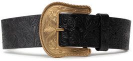 Lauren Ralph Lauren Dámsky opasok Western Tool 412873088002 Čierna