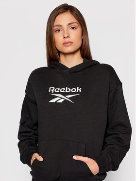 Reebok Mikina Classics Big Logo GS1736 Čierna Oversize