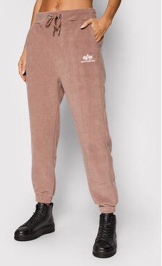 Alpha Industries Teplákové nohavice Basic Jogger 118070 Ružová Regular Fit