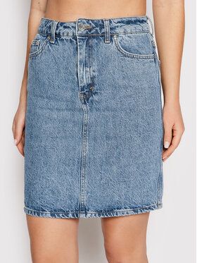 Gestuz Džínsová sukňa Denagz 10905918 Modrá Regular Fit