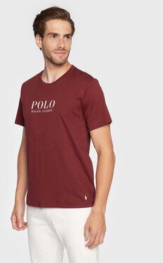 Polo Ralph Lauren Tričko 714862615008 Bordová Slim Fit