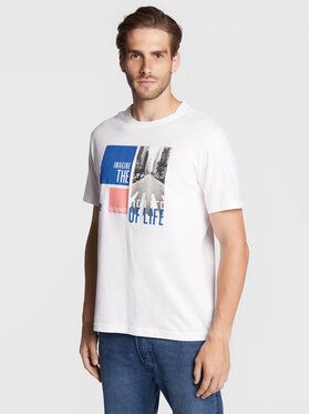 United Colors Of Benetton Tričko 3096U102U Biela Regular Fit