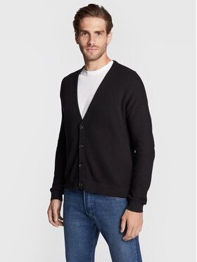 Sisley Kardigán 10C1S600A Čierna Regular Fit