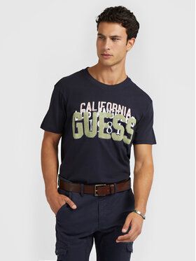 Guess Tričko M2BI38 K8FQ4 Tmavomodrá Regular Fit